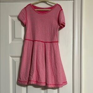 Hanna Andersson Red and White and Pink Reversible Dress 110 (5)